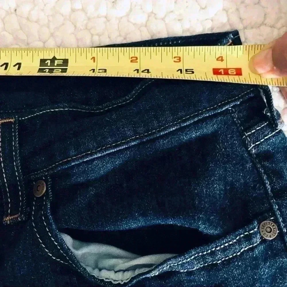 Levi’s 515 Flap Pocket Boot Cut Dark Wash Women’s Stretch Jeans Size 32/32 - Picture 12 of 12